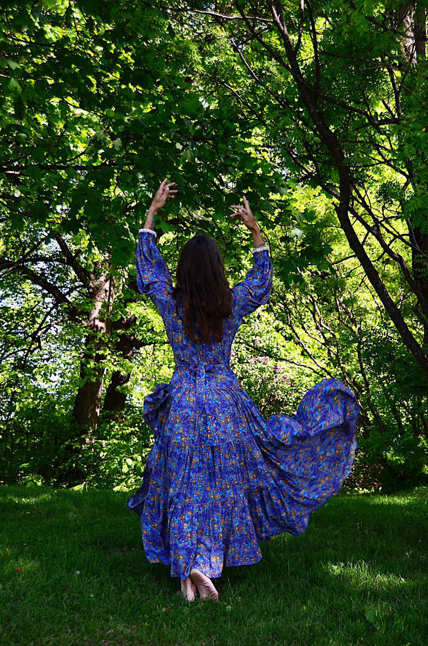 Dress Blue Floral