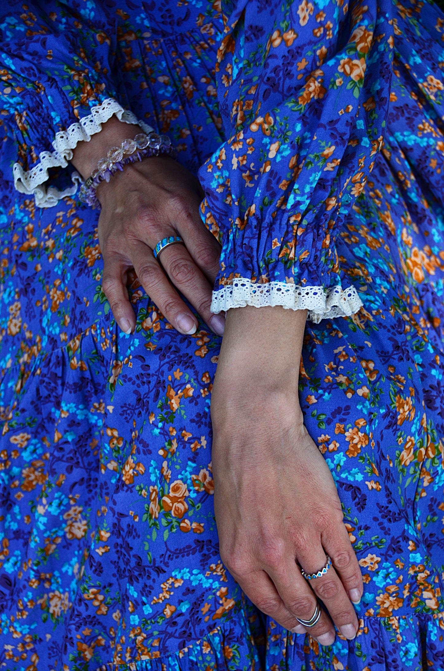 Dress Blue Floral