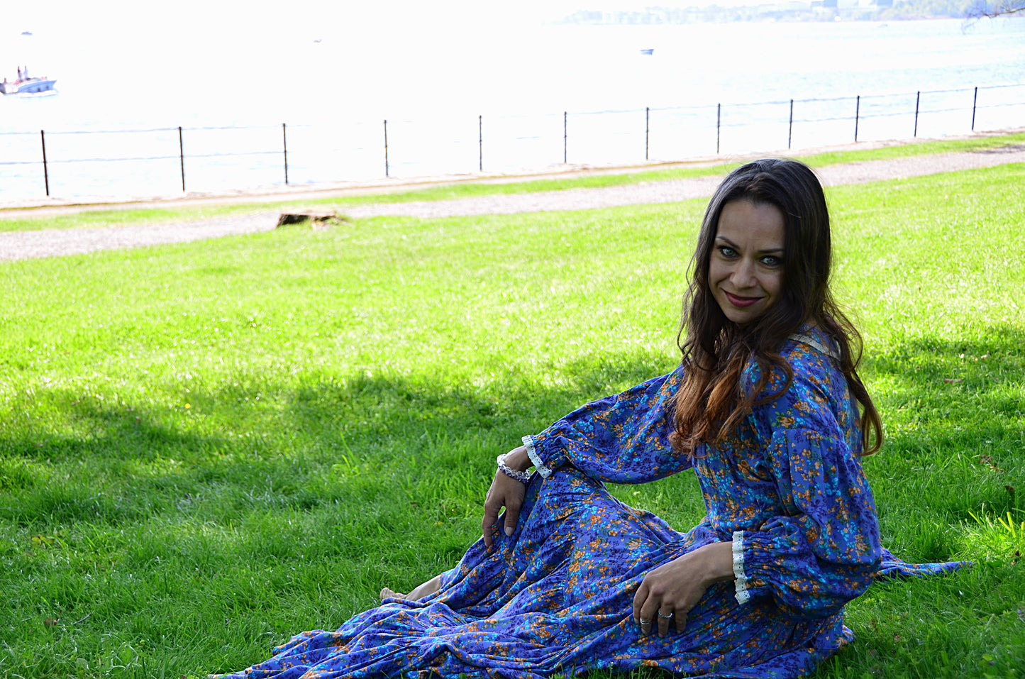 Dress Blue Floral