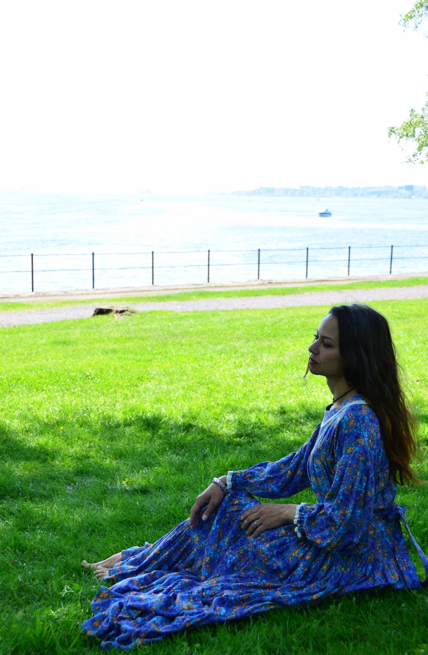 Dress Blue Floral