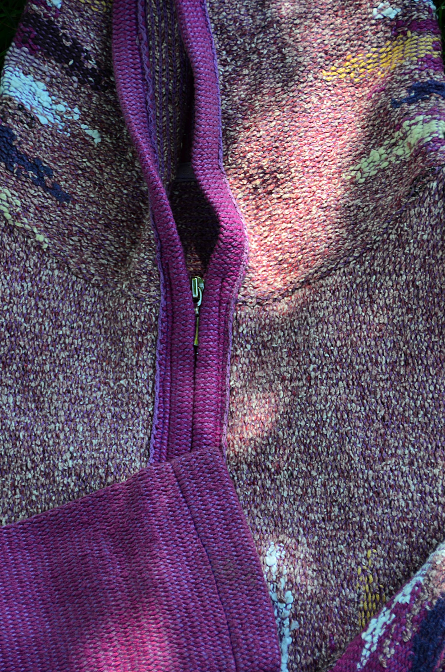 ZIP Jacket with a hood PURPLE