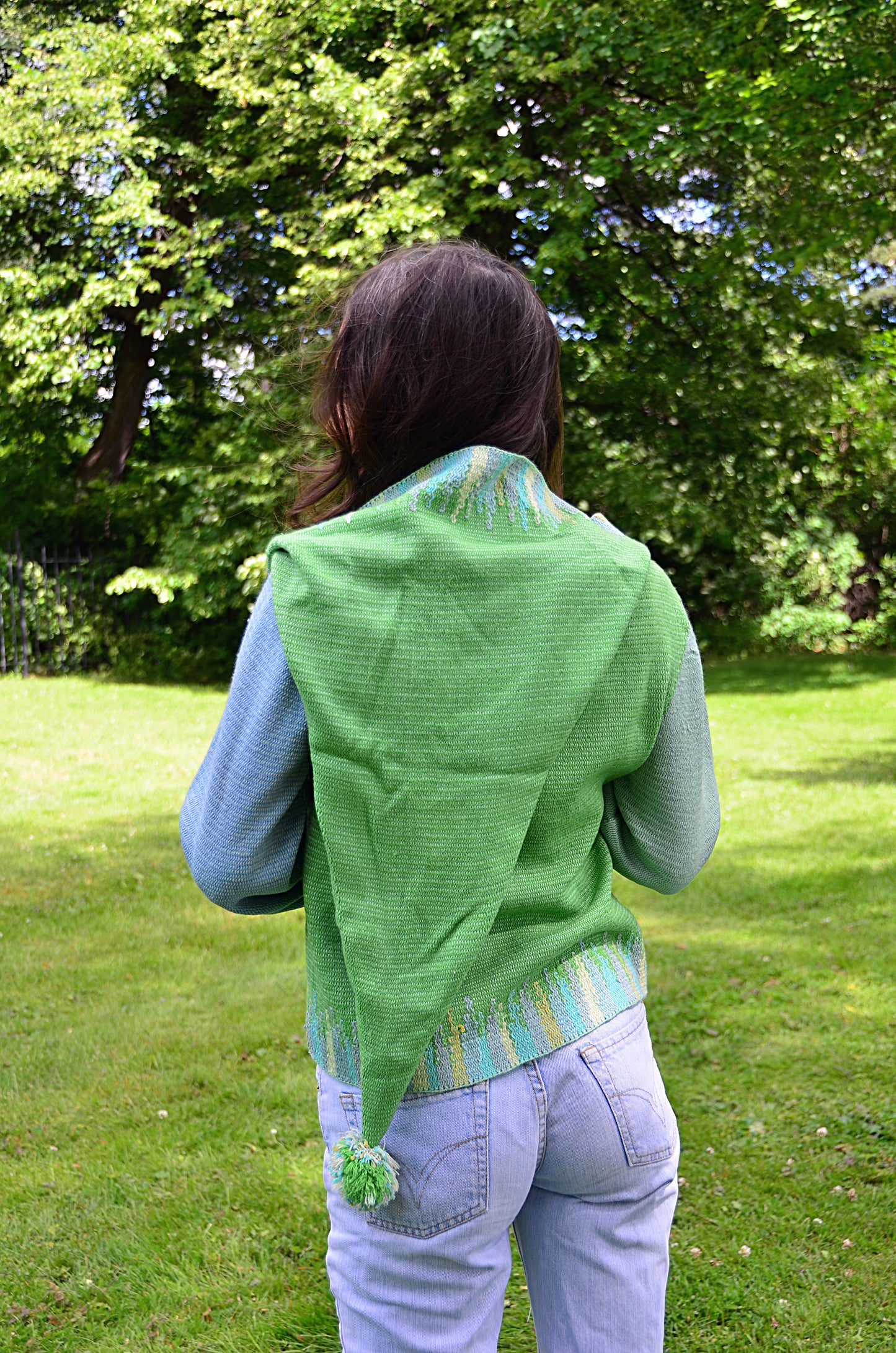 ELF Hoodie Short Light Green