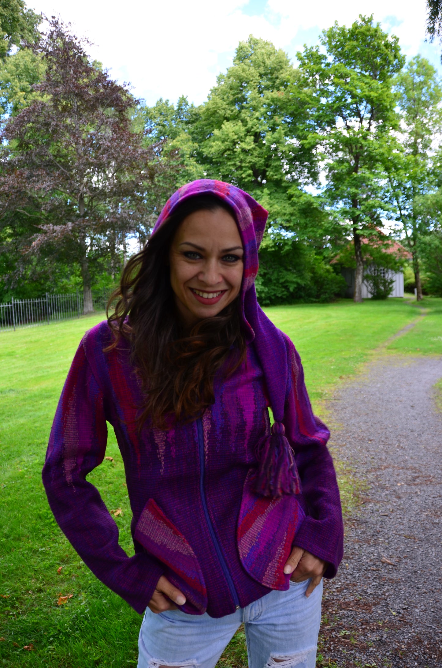 ELF Hood Jacket Bright Purple