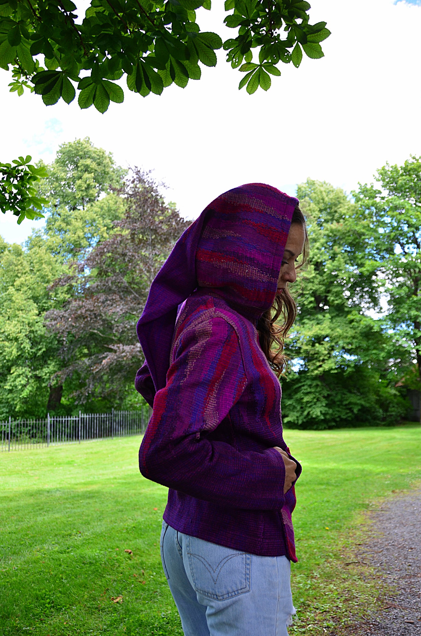 ELF Hood Jacket Bright Purple