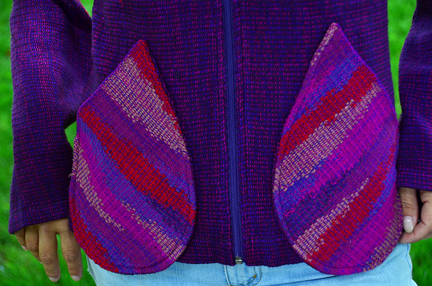 ELF Hood Jacket Bright Purple